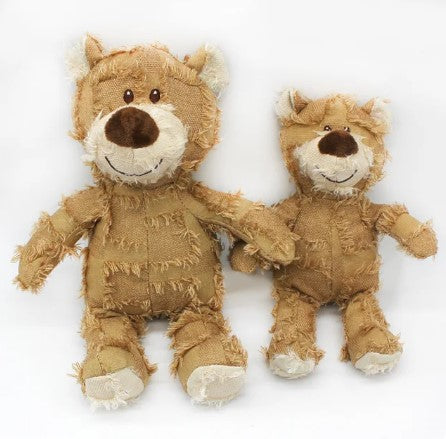 2 Teddy Bear Chew Toys